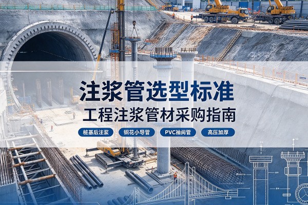 丹东注浆管选型标准