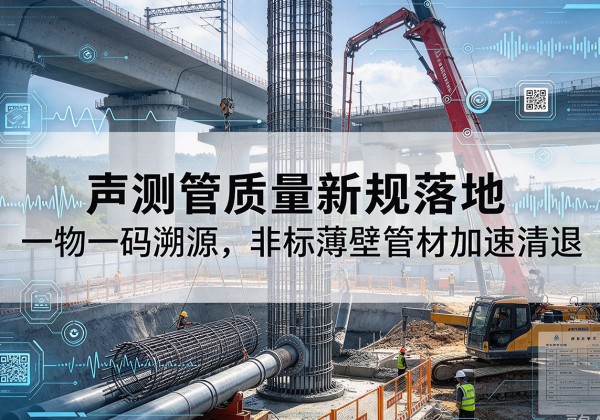 丹东声测管质量新规落地，一物一码溯源，非标薄壁管材加速清退