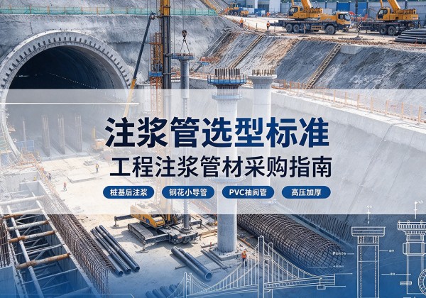 丹东注浆管选型标准